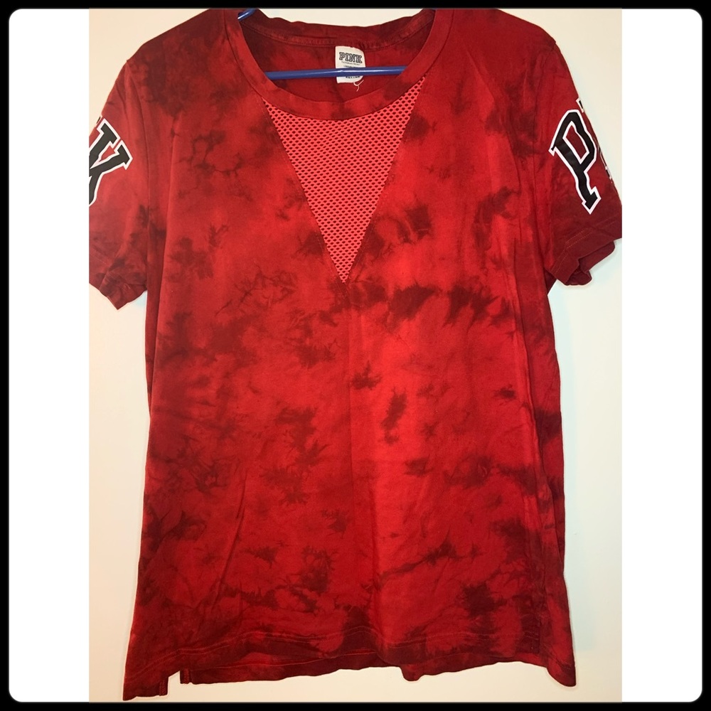 Red tie dye PINK t-shirt